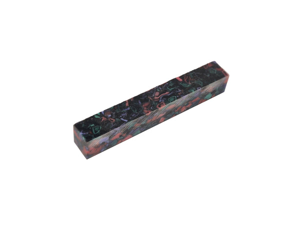 Black & Colour Crush Acrylic Pen Blank