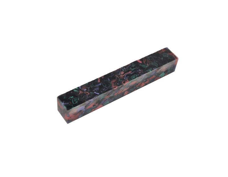 Black & Colour Crush Acrylic Pen Blank