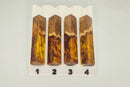 Fire Hybrid Resin Pen Blanks