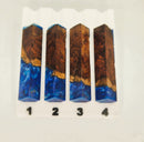 Blue Hybrid Resin Pen Blanks