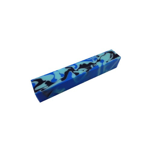 Blue & Black Acrylic Pen Blank
