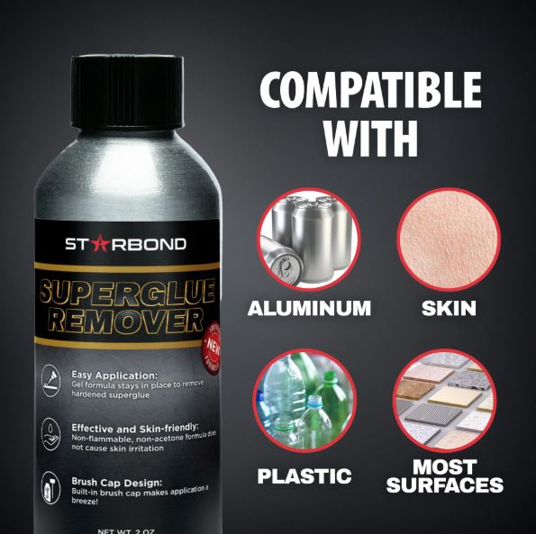 Superglue Remover (CA Debonder) 2oz.