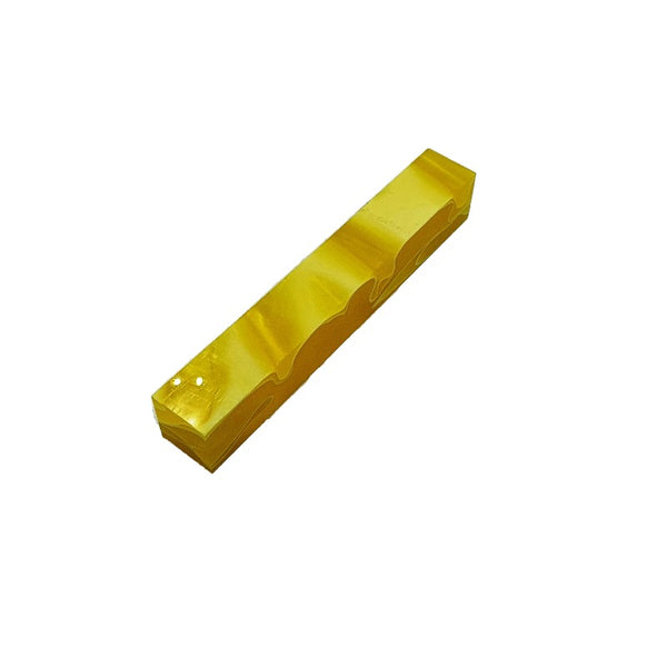 Yellow with White Line Acrylic Pen Blank