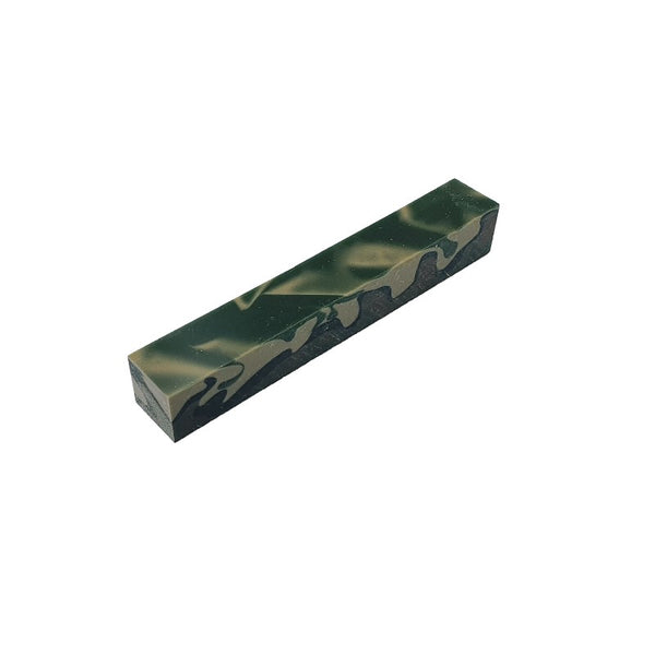 Woodland Camouflage Acrylic Pen Blank