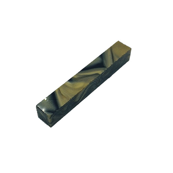 Gold/Brown with Black Line Acrylic Pen Blank