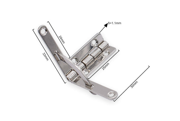 Quadrant Hinges - Chrome