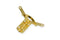 Quadrant Hinges - Gold