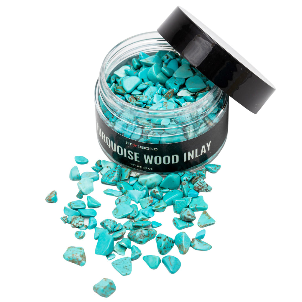 Turquoise Wood Inlay Chips – Steve's Woodcraft