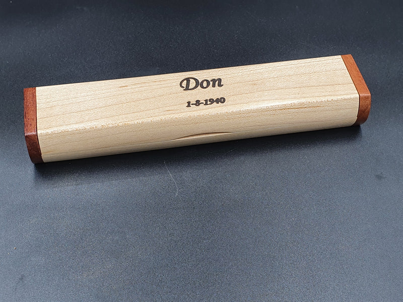 Single Maplewood Pen Case