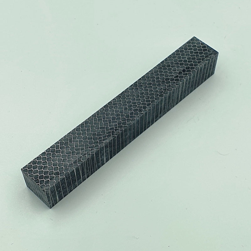Aluminium Honeycomb & Acrylic Pen Blank - Black