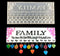 Family Calendar Mould
