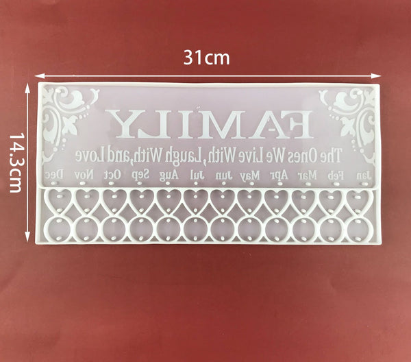 Family Calendar Mould