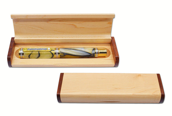 Single Maplewood Large Pen Case