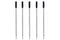 Ballpoint Cross Style refills - Black - 5pk