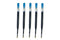 Slimline Pro Gel Refill - Blue - 5 Pack.