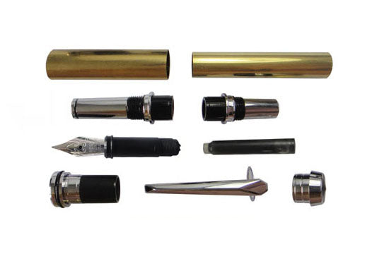 Jr. Gentleman I (upgraded) Fountain Pen Kit – Steve's Woodcraft