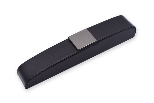 Magnetic Leather Pen Case