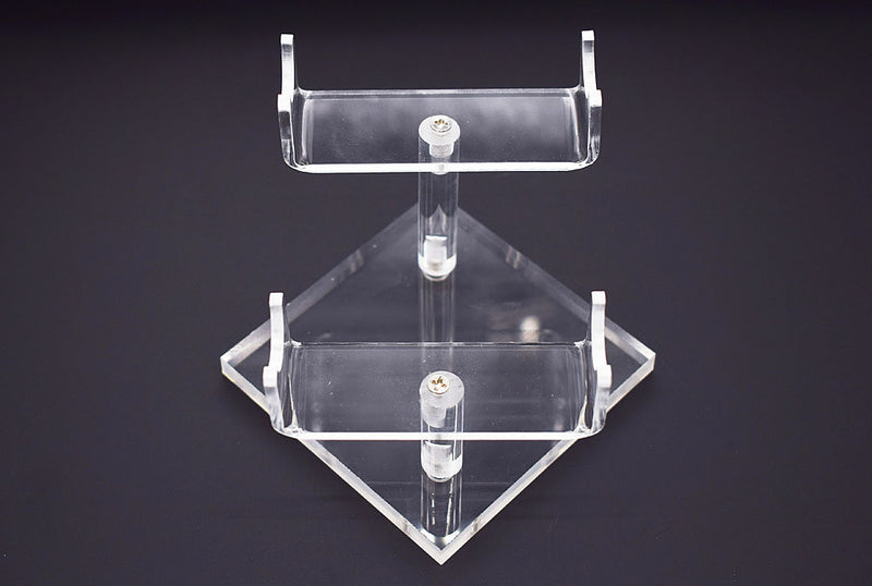 Acrylic 2 Pen Tiered Display